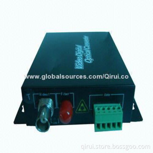 1 Channel Video/1 Duplex Audio to Fiber, SM FC, 20km, Optic Video converter